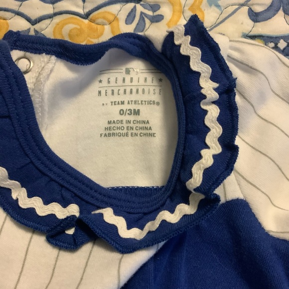 Texas Rangers Infant Bodysuit Blue/White 0/3 Month - Picture 2 of 3